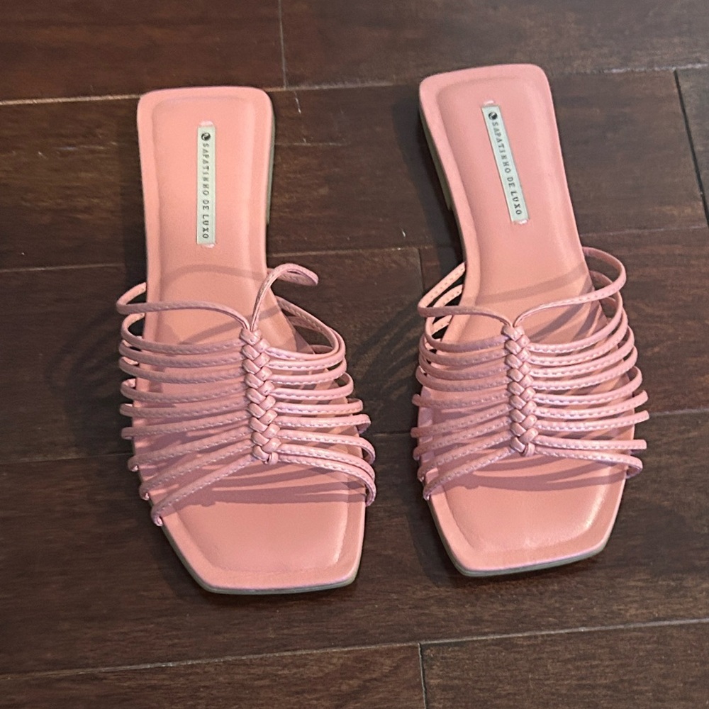 Flat Pink Sandals